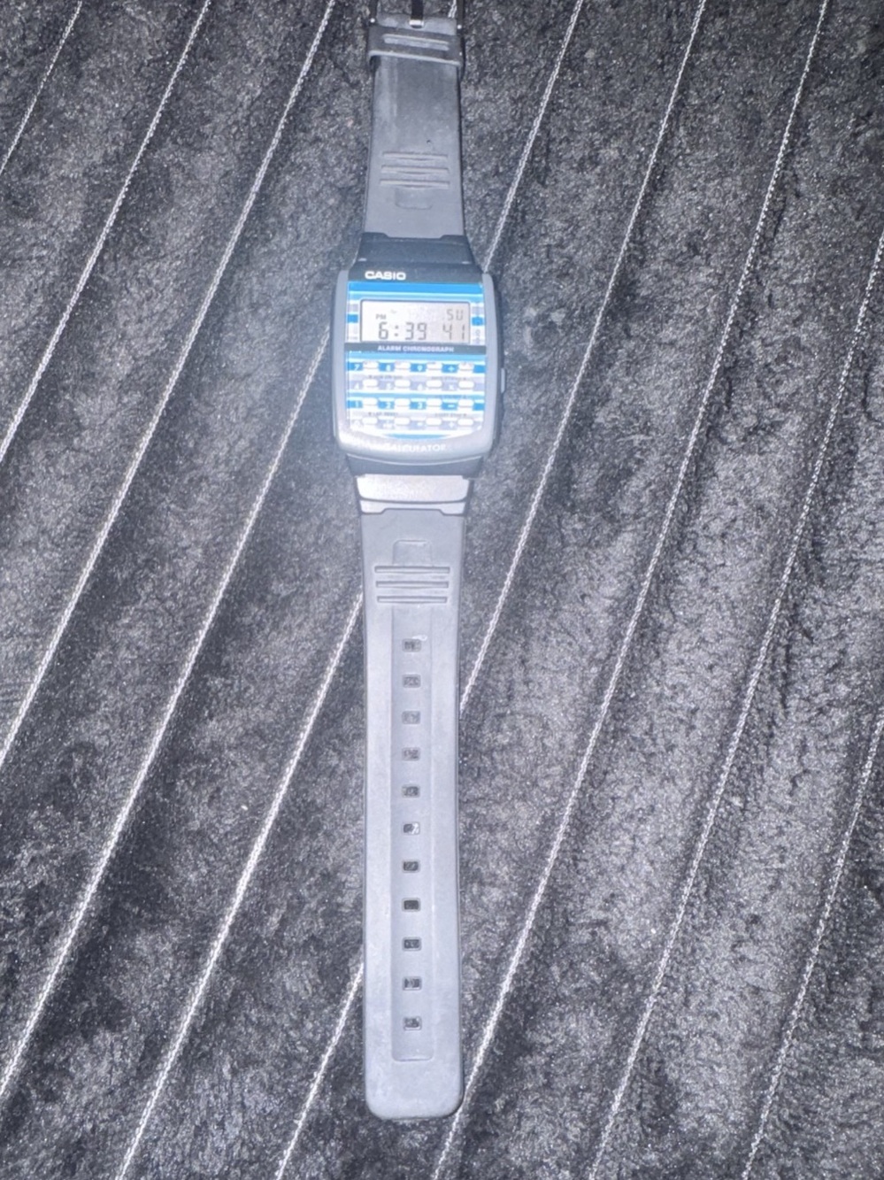 Casio Poptone LDF-40 Calculator Watch in Gray